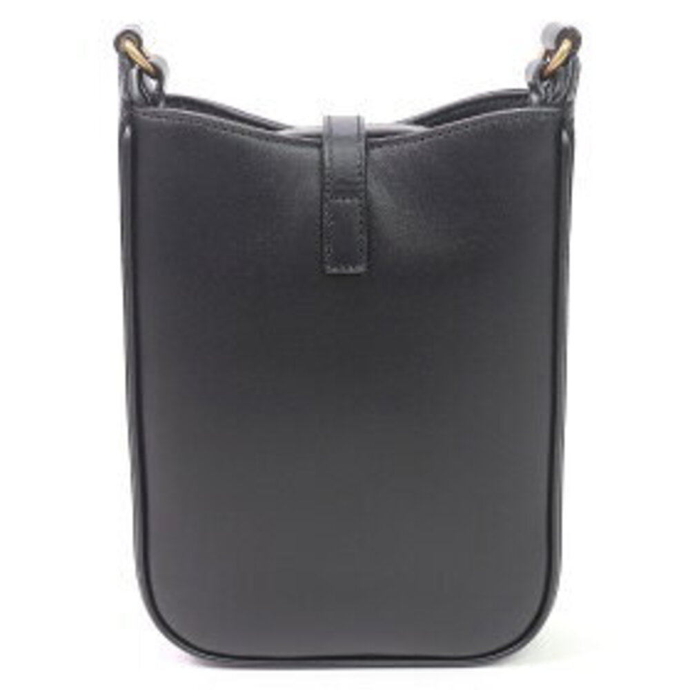 Yves Saint Laurent LE Pouch Crossbody Bag Black Calfskin YSL Monogram shoulder - Picture 3 of 7